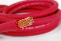 [WC0031] 2/0 Red Welding Battery Pure Copper Flexible Cable